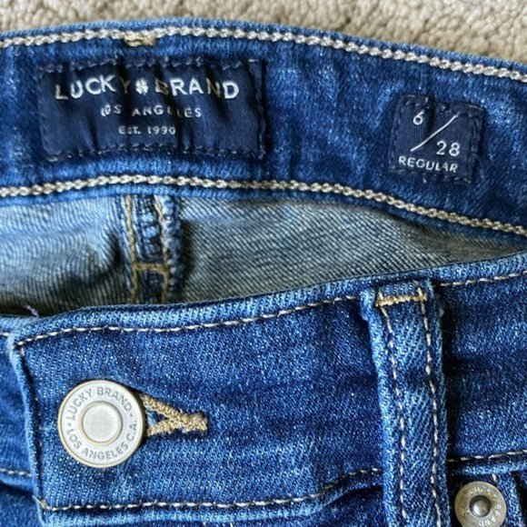 Jeans Women's Sweet Boot Blue Stretch Mid - Picture 8 of 9